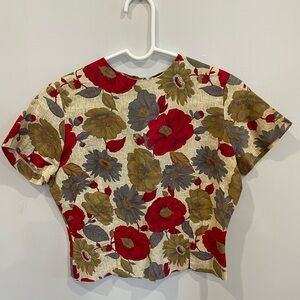 Floral Print Women's Top